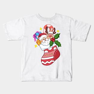 Noel Cute Sock Kids T-Shirt